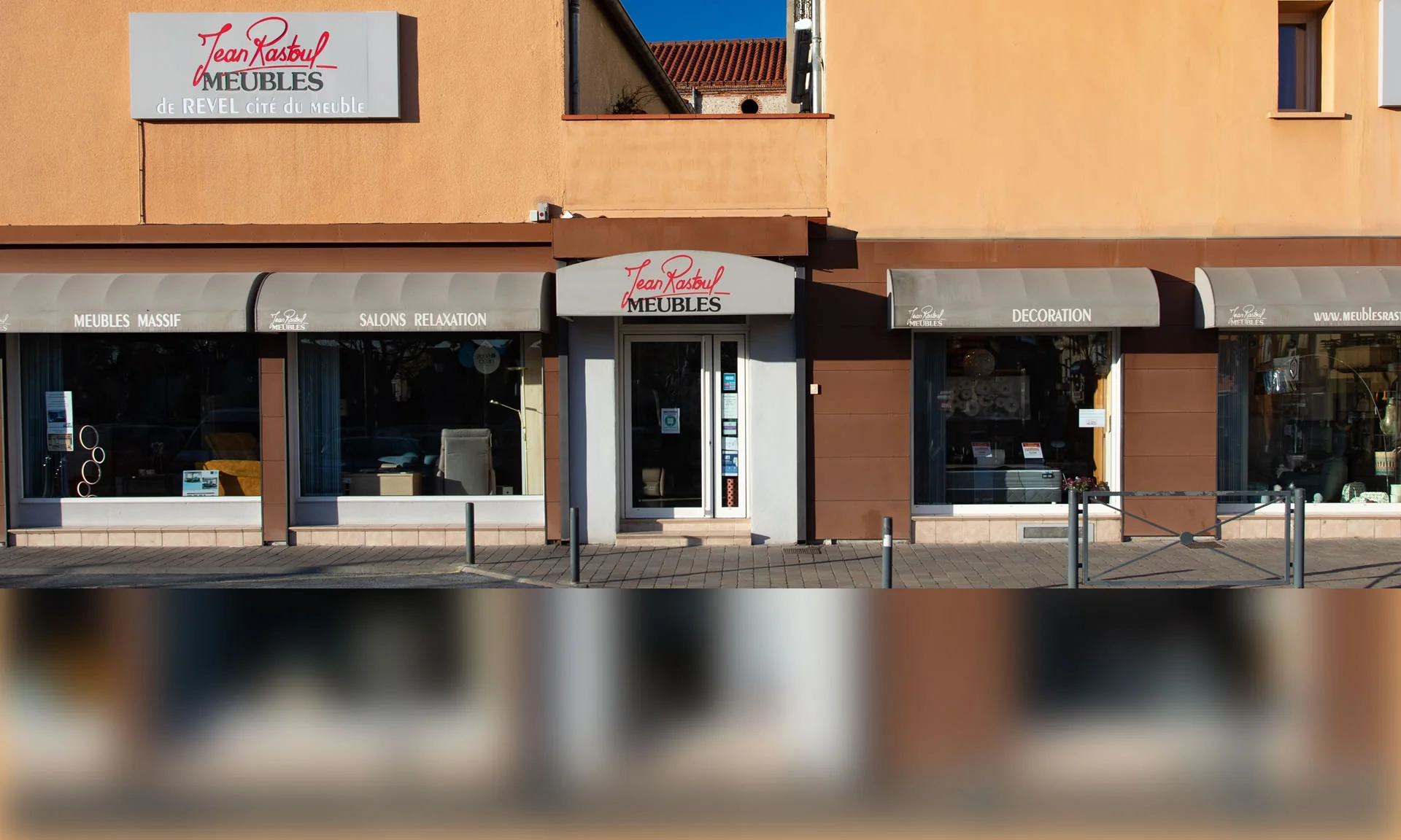 Devanture du magasin Meubles Rastoul